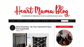 What Heartmamablog.co.za website looked like in 2019 (4 years ago)