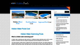 What Hiddenwaterpoolscost.org website looked like in 2019 (4 years ago)