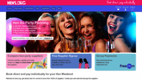 What Hens.org website looked like in 2019 (4 years ago)