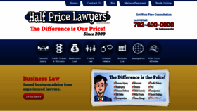 What Halfpricelawyers.com website looked like in 2019 (4 years ago)
