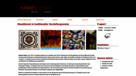 What Hannes-selner.de website looked like in 2019 (4 years ago)
