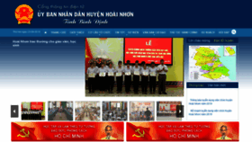 What Hoainhon.binhdinh.gov.vn website looked like in 2019 (6 years ago)