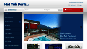 What Hottubparts.net website looked like in 2019 (4 years ago)