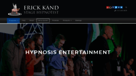 What Hypnosisevents.com website looked like in 2019 (4 years ago)