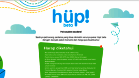 What Hupindonesia.com website looked like in 2019 (4 years ago)