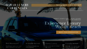 What Hiluxurycarrentals.com website looked like in 2019 (4 years ago)