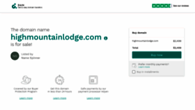What Highmountainlodge.com website looked like in 2019 (4 years ago)