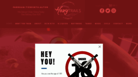 What Hazytrails.co.uk website looked like in 2019 (4 years ago)