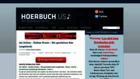 What Hoerbuch.us website looked like in 2019 (4 years ago)