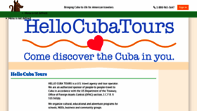 What Hellocuba.travel website looked like in 2019 (4 years ago)