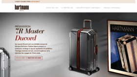What Hartmannluggage.fr website looked like in 2019 (4 years ago)