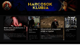 What Harcosokklubja.com website looked like in 2019 (4 years ago)