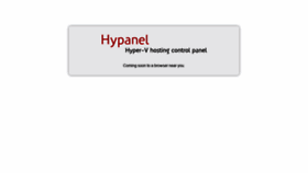 What Hypanel.com website looked like in 2019 (4 years ago)