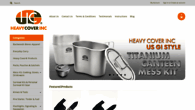 What Heavycoverinc.com website looked like in 2019 (4 years ago)