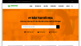 What Hdmotion.edu.vn website looked like in 2019 (4 years ago)