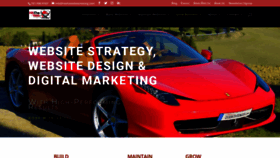 What Hitthewebmarketing.com website looked like in 2019 (4 years ago)