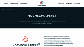 What Hochschulperle.de website looked like in 2019 (4 years ago)
