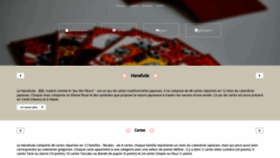 What Hanafuda.fr website looked like in 2019 (4 years ago)