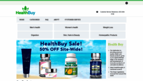 What Healthbuy.com website looked like in 2019 (4 years ago)