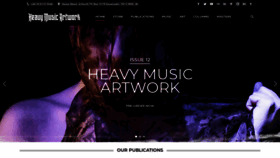 What Heavymetalartwork.com website looked like in 2019 (4 years ago)