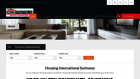 What Housinginternationalsuriname.com website looked like in 2019 (4 years ago)