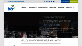 What Hcr.co.uk website looked like in 2019 (4 years ago)