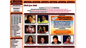 What Hindigeetmala.com website looked like in 2019 (4 years ago)
