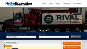What Hydroexcavation.com website looked like in 2019 (4 years ago)