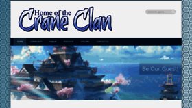 What Homeofthecraneclan.com website looked like in 2019 (4 years ago)