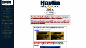 What Havlinsales.com website looked like in 2019 (4 years ago)