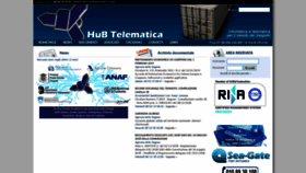 What Hub-net.it website looked like in 2019 (4 years ago)
