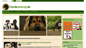 What Hunde-community.de website looked like in 2019 (4 years ago)