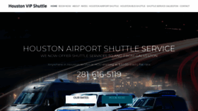 What Houstonvipshuttle.com website looked like in 2019 (4 years ago)