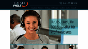 What Headset-competence.de website looked like in 2019 (4 years ago)