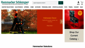 What Hammacher.com website looked like in 2019 (4 years ago)