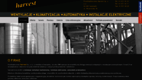 What Harvest.pl website looked like in 2019 (5 years ago)