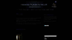 What Hauntedplaces.co.uk website looked like in 2019 (4 years ago)