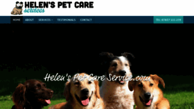 What Helenspetcareservice.com website looked like in 2019 (4 years ago)