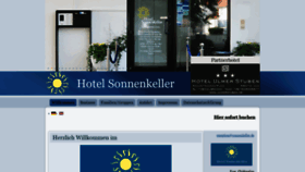 What Hotel-sonnenkeller.de website looked like in 2019 (4 years ago)