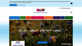 What Hipp.at website looked like in 2019 (4 years ago)