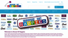 What Houseofnappies.com.au website looked like in 2019 (4 years ago)
