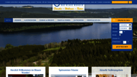 What Hotel-blaues-wunder.de website looked like in 2019 (4 years ago)