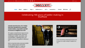 What Hulley-ladders.co.uk website looked like in 2019 (4 years ago)