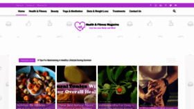 What Healthnfitnessmag.com website looked like in 2019 (4 years ago)