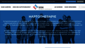 What Haptotherapeuten-vvh.nl website looked like in 2019 (4 years ago)