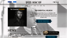 What Harrynilsson.com website looked like in 2019 (4 years ago)
