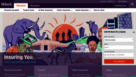 What Hollard.co.bw website looked like in 2019 (4 years ago)