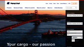 What Hapaglloyd.com website looked like in 2019 (4 years ago)