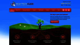 What Hightechclick.com website looked like in 2019 (4 years ago)