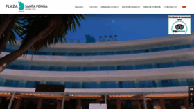 What Hotelplazabeach.com website looked like in 2019 (4 years ago)